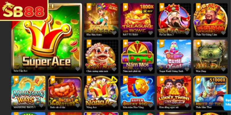 Sơ lược về sảnh Slot Game SB88 đình đám